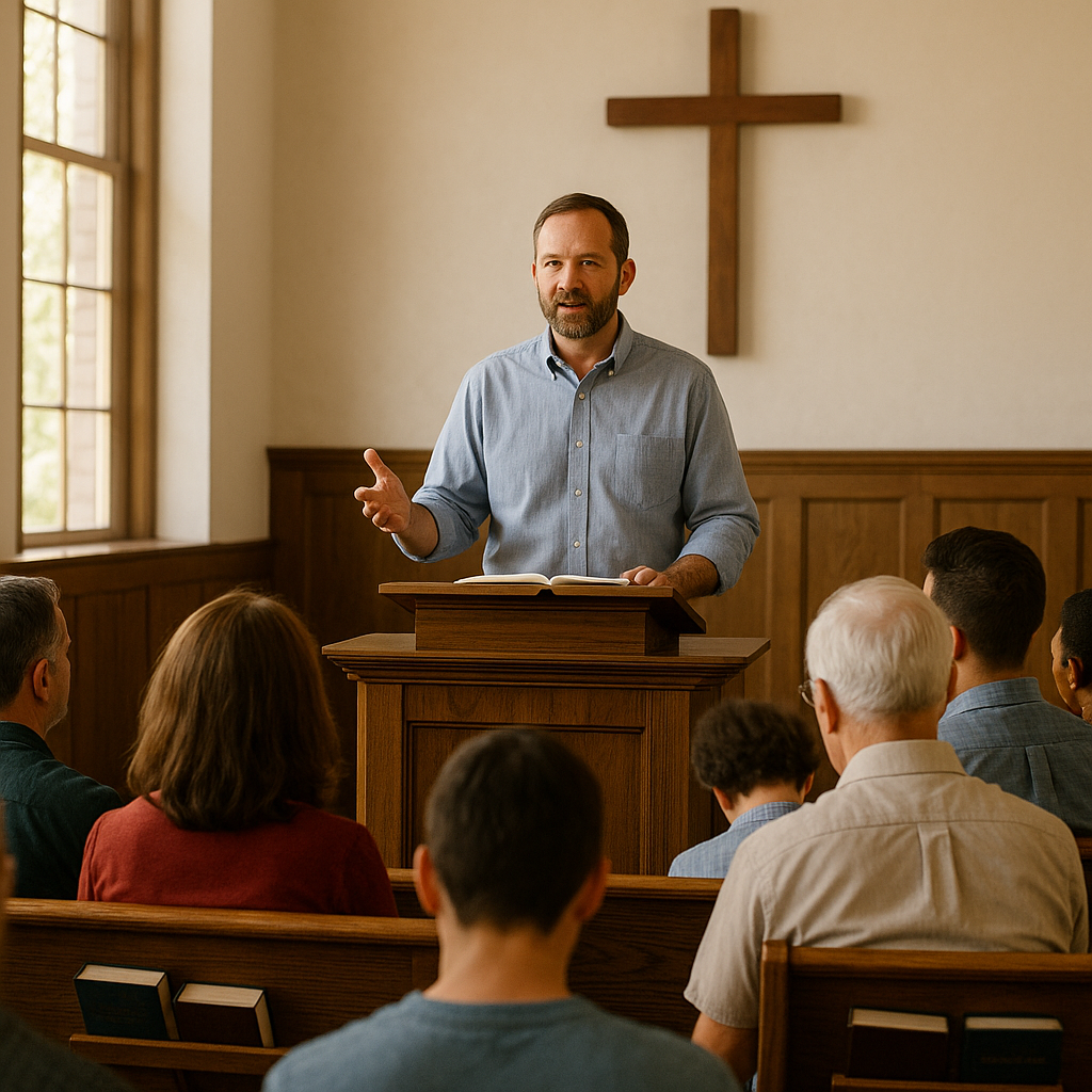 pastor predicando pastor predicando